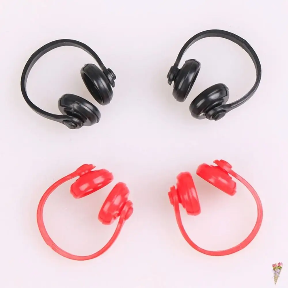 Dollhouse Props Dollhouse Headphone Model Classic Toys 1/12 Scale Miniature Headset Model Plastic Miniatures Wireless Earphone