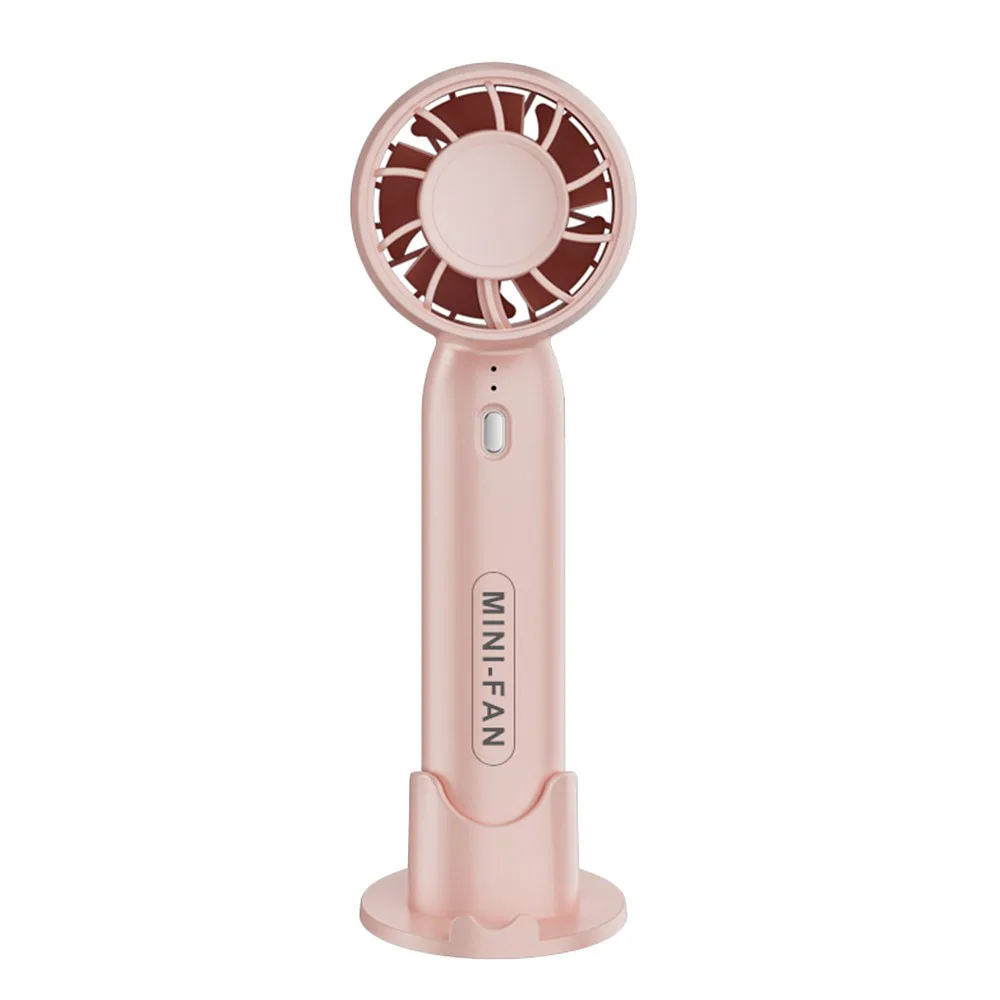 Multi-function Portable Summer Handheld Fan With Phone Holder USB Rechargeable Air Cooler Cooling Mini Mini Fan Outdoor