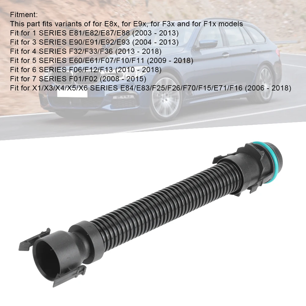 Turbo Air Filter Pipe Hose 13717803842 Fit for 1 3 4 5 6 7 X1 X3 X4 X5 X6 Series Air Intake Breather Pipe Turbo Air Filter Pipe