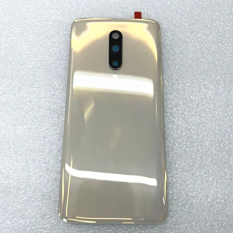 For OnePlus 7 Pro Glass Back Cover For One Plus 7 Pro Battery Cover Rear Housing Cover Back Door Replacement Battery Case