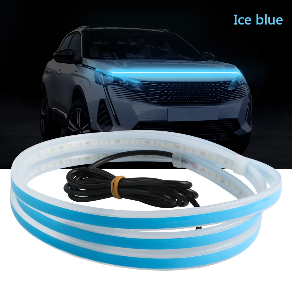 150cm 180cm Led Auto Haube Lichter Streifen Universal Motor Haube Guide Dekorative Licht Bar Auto Scheinwerfer Tagfahrlicht laufschuhe Licht