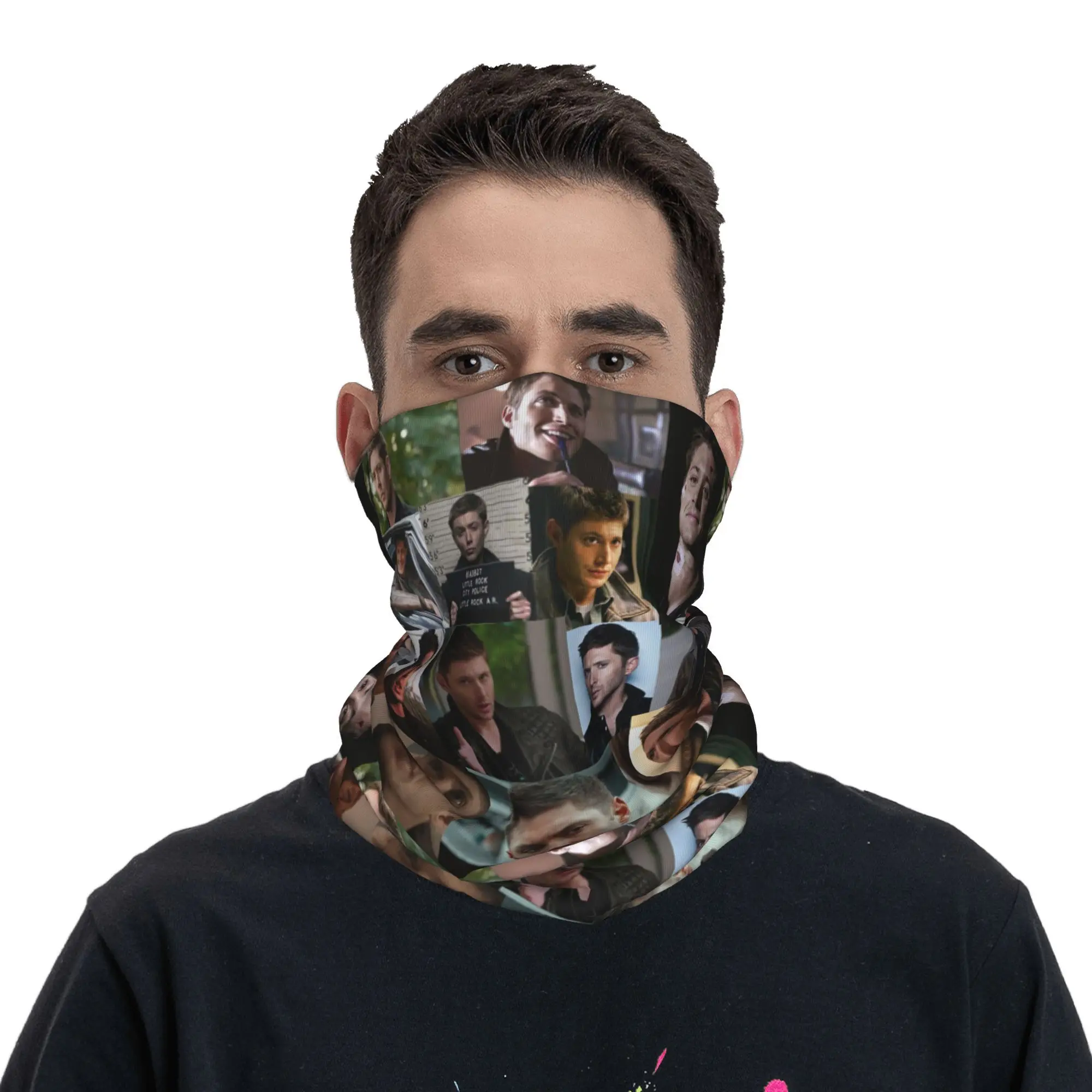 

Dean Winchester Bandana Neck Gaiter Printed Magic Scarf Warm Headwear Riding Unisex Adult Washable