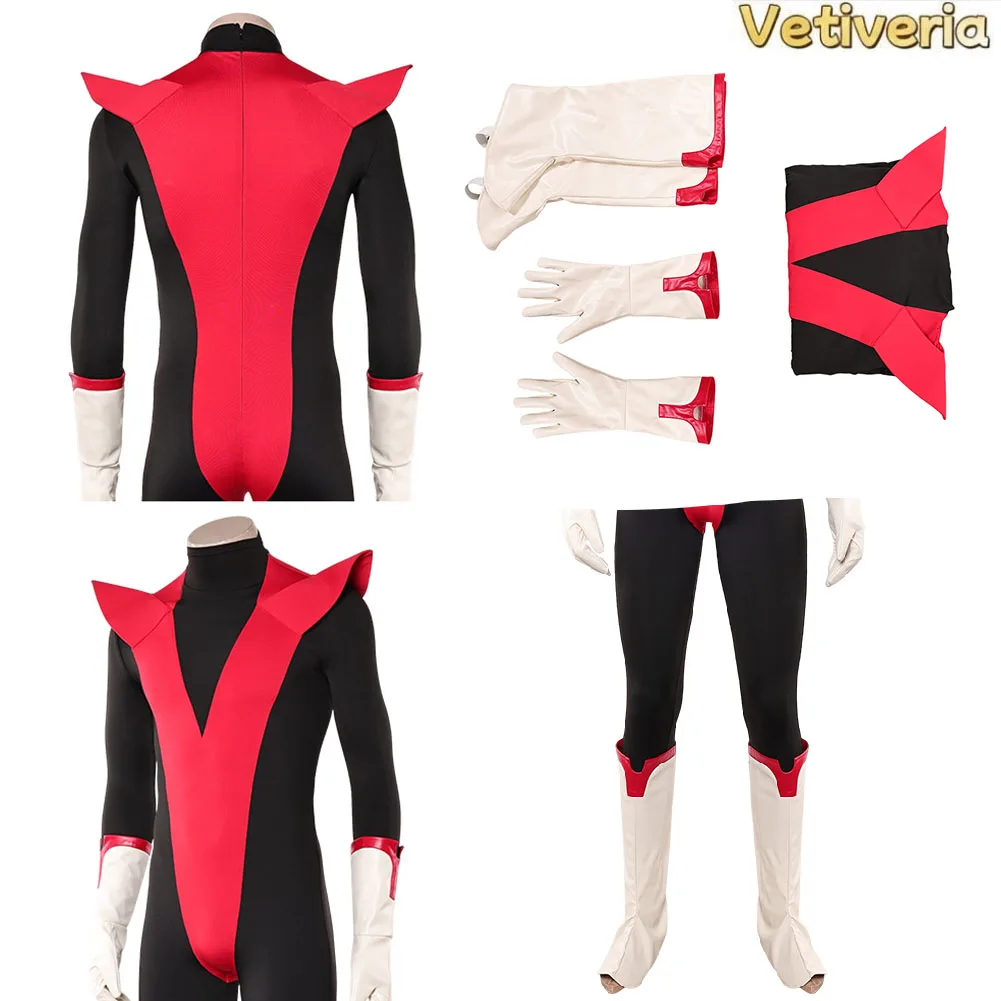 Costume de cosplay Fantasia Night Crawle X Movie 97 pour homme, combinaison avec gants, déguisement pour Halloween, carnaval, fête, jeu de rôle