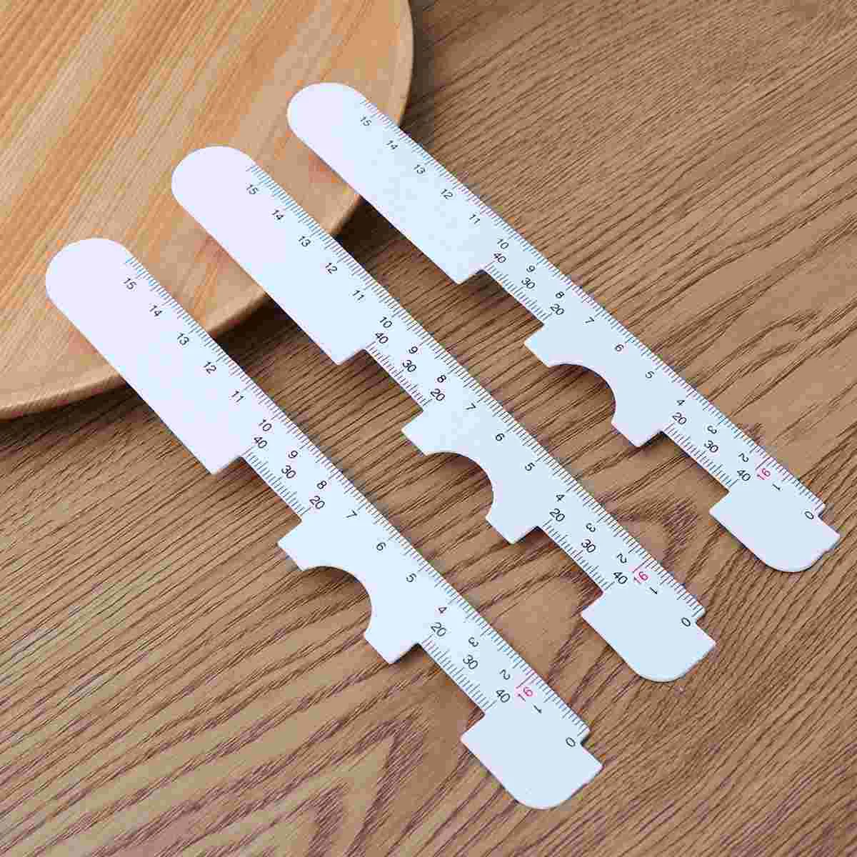 5pcs Plastic Optical PD Ruler Pupil Distance Meter Eye Ophthalmic Tool Ruler Glasses Accessories Pupil Distance Ruler