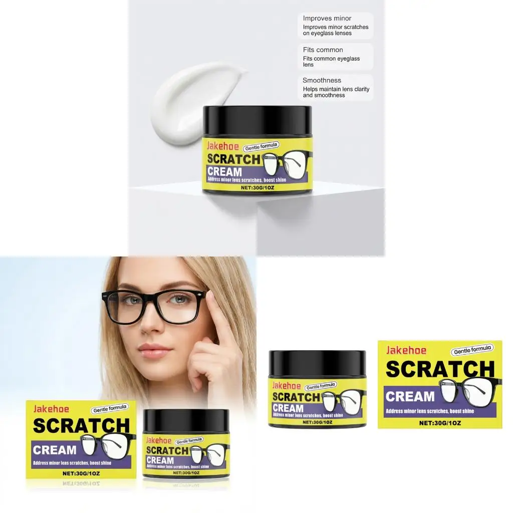  Lens Care Scratch Remover and Eyeglass Cleaner for Glasses Students Travelers and Busy Professional