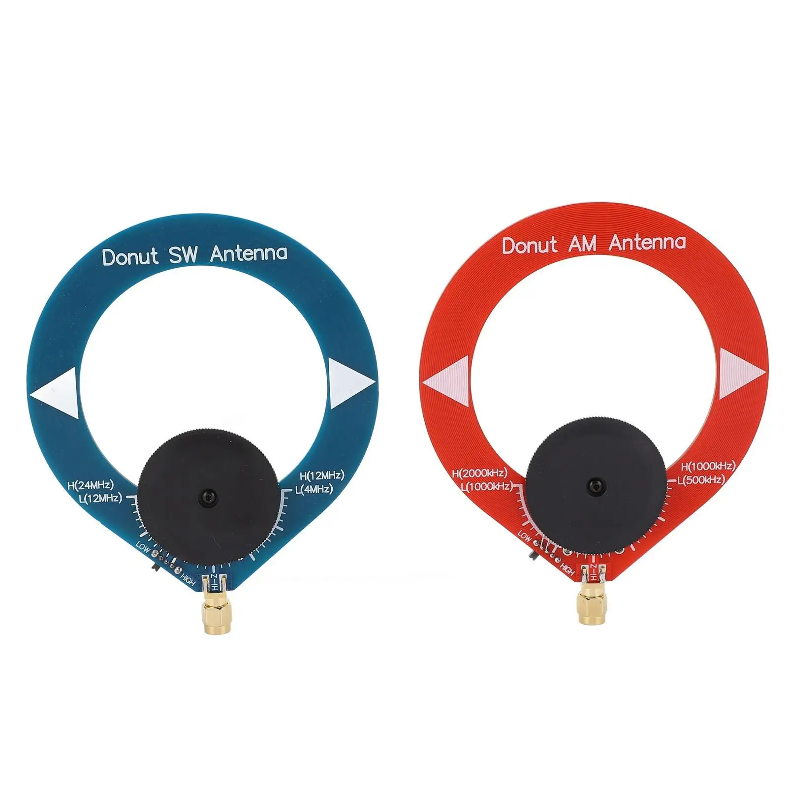 Compact Donut SW Antenna PCB - Lightweight Mini Loop Antenna for shortwave Radio, Easy Setup & Anti-Interference