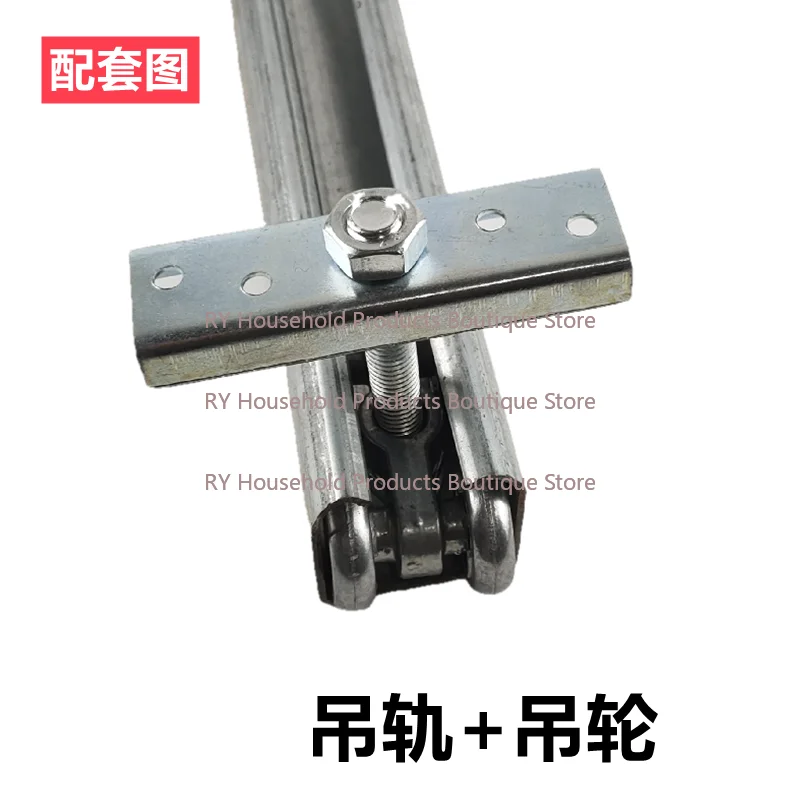 Color Steel Tile Sliding Door Pulley Hanging Wheel Sliding Door Pulley Sliding Door Track Wheel Load-bearing 400KG