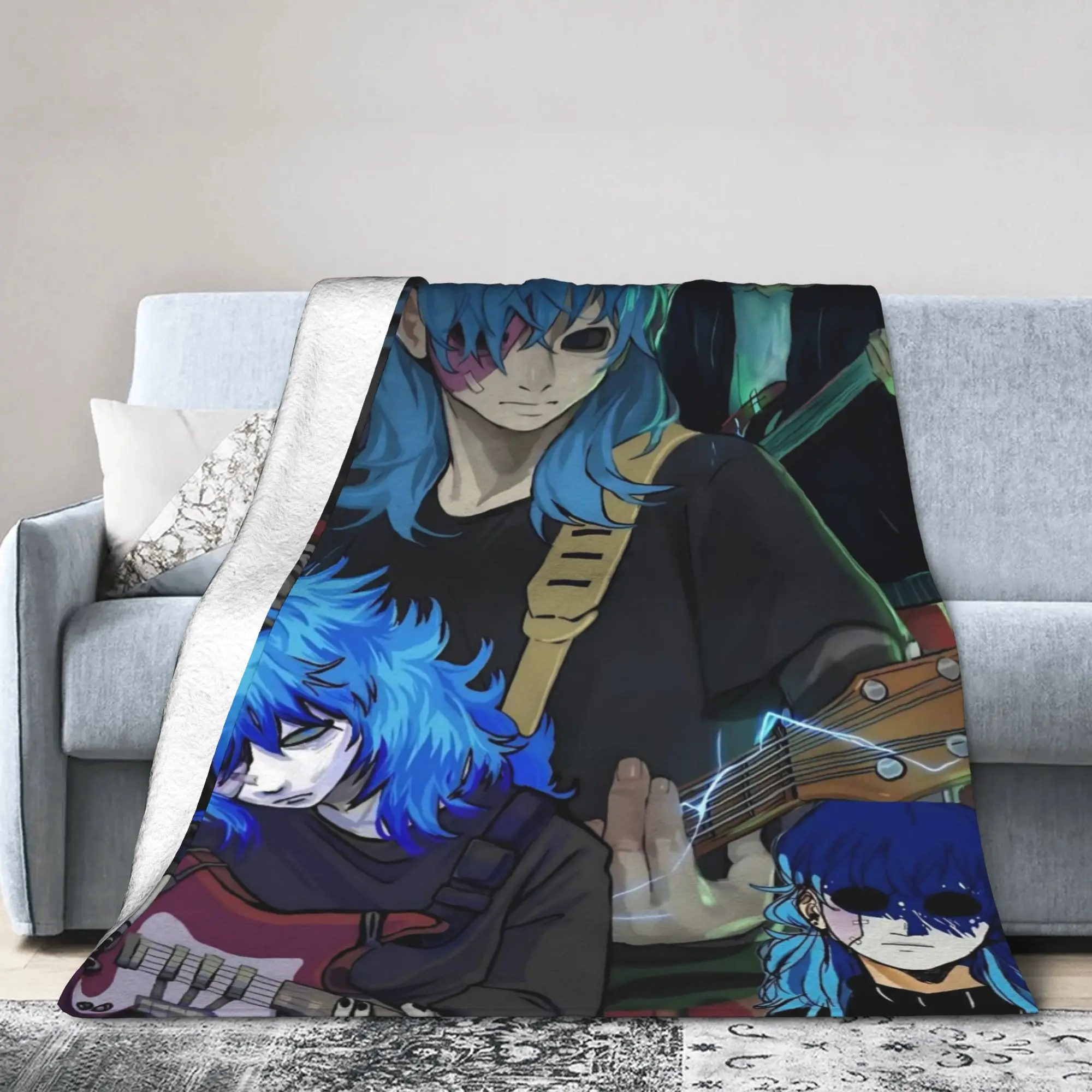 Sally Face Horro Game Blankets  Plush Awesome Warm Throw Blankets for Home Spring/Autumn