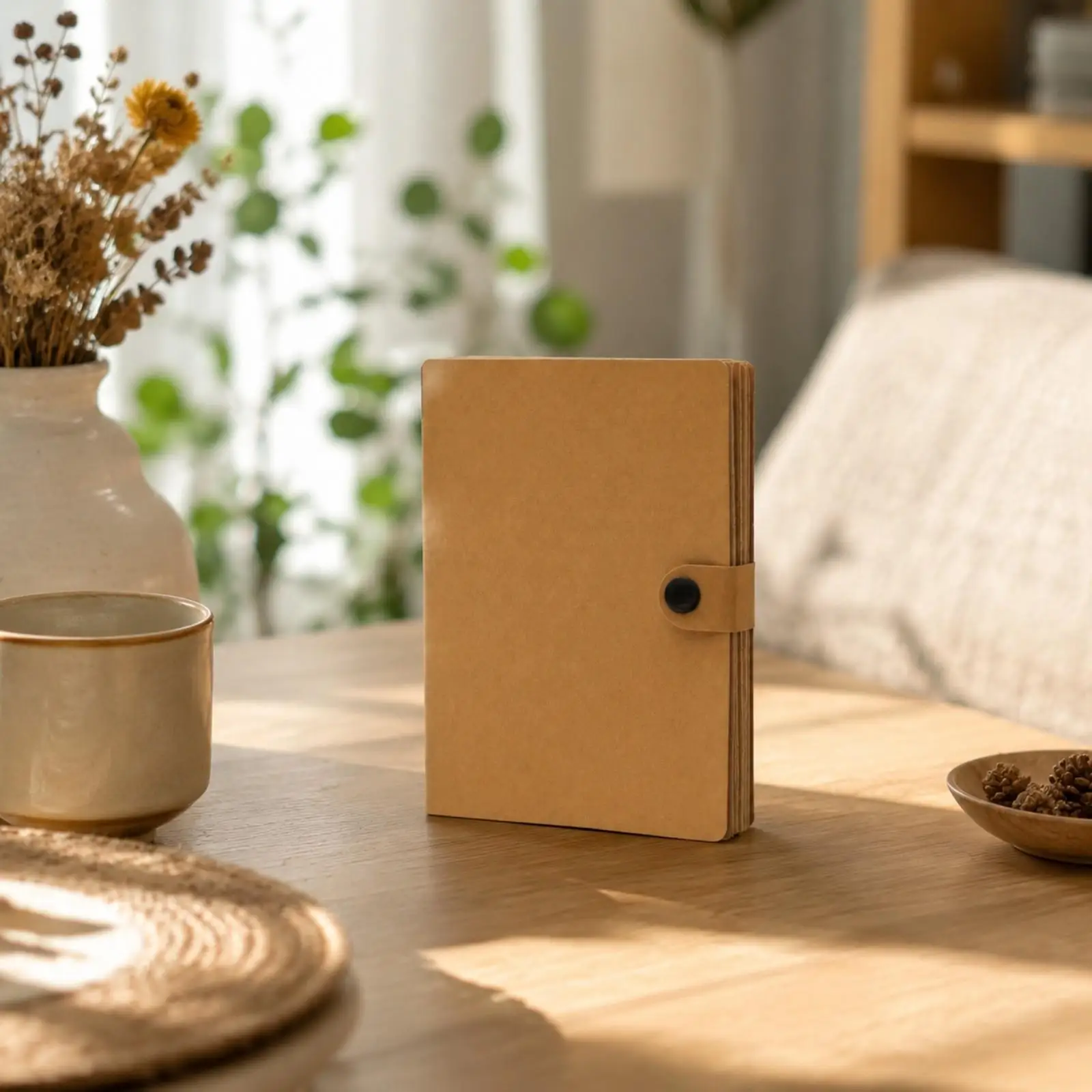 Photocard Album 10x15 Kraft Paper Accordion Fold for Customizable Photo Storage