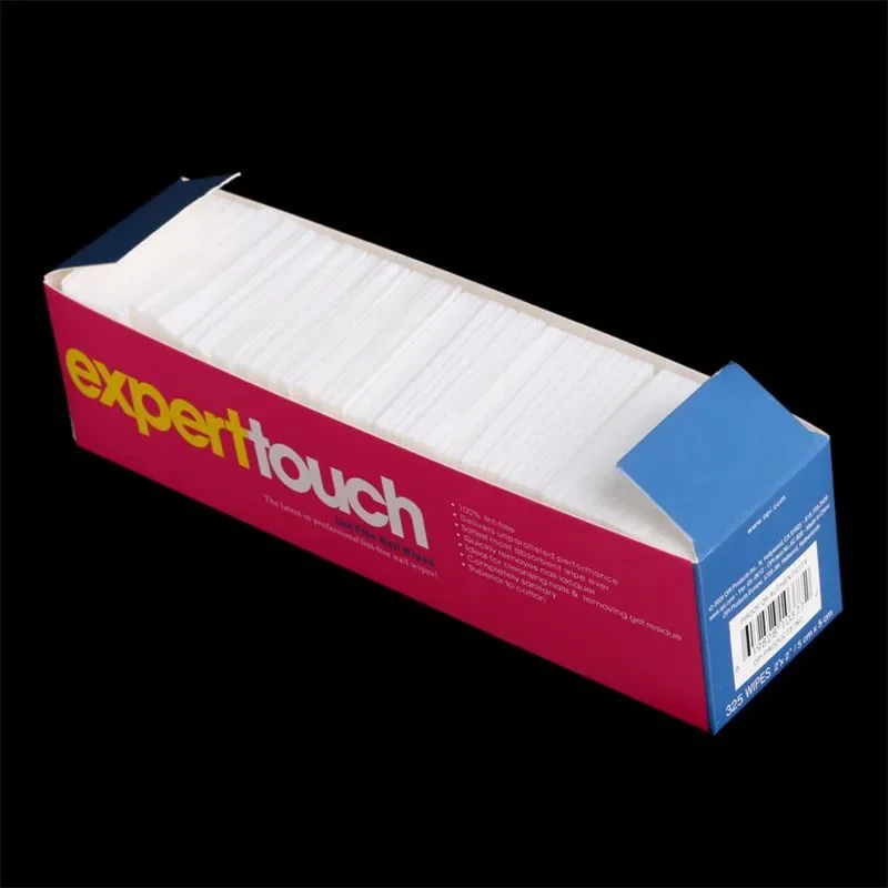 325 個糸くずの出ないコットンパッドマニキュアリムーバーワイプクリーニングツールネイルアートワイプヒント UV ジェルポリッシュ除去パッドワイプ ﻿