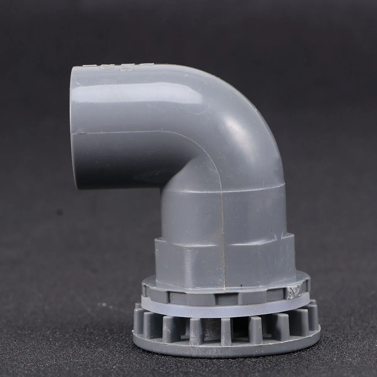 L Type Pvc Connectors 20Mm Inner Diameter Grey Fish Tank Drain Joint For Water Tank Connector Drainage Pipe Fitting Water