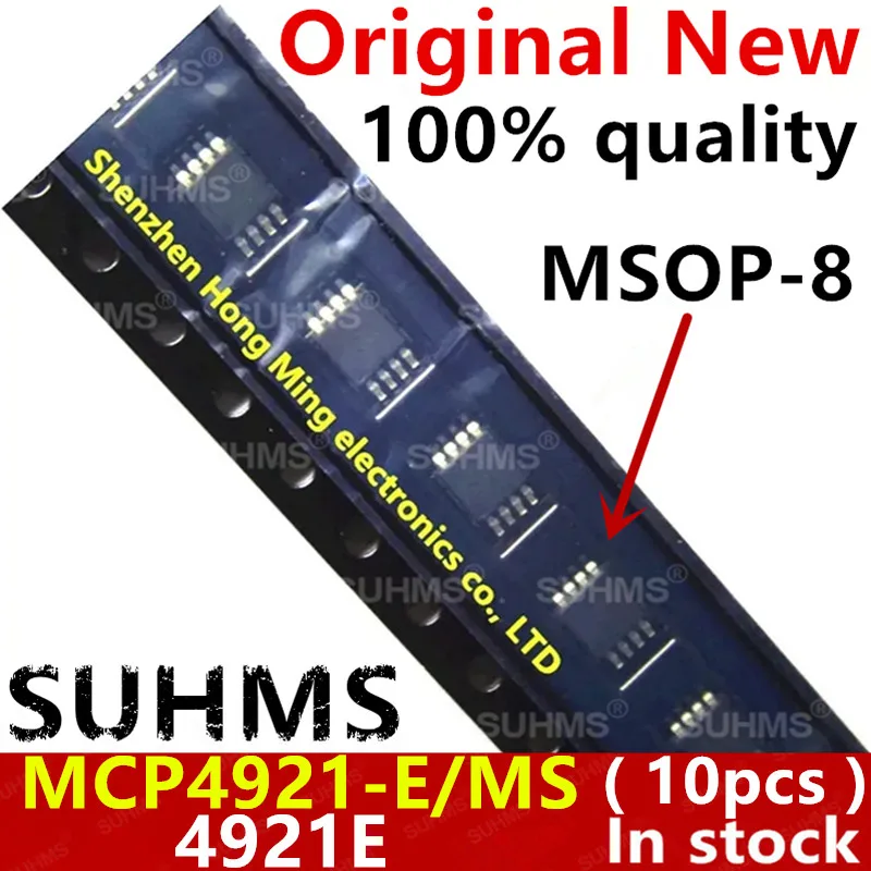 (10piece)100% New MCP4921-E/MS MCP4921 E/MS 4921E msop8