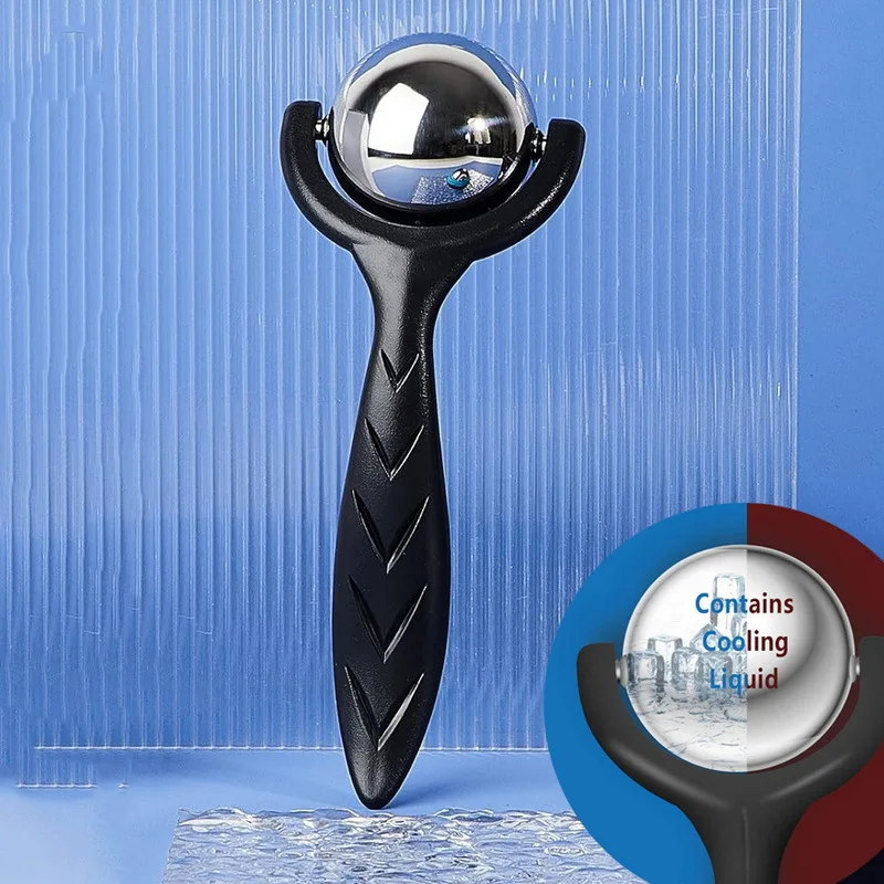 Roller-Massageball für Tiefengewebe-Fitness, Eisroller-Ball, Eis- und Wärmetherapie für Körper, Nacken, Rücken, Fuß, Plantarfasziitis
