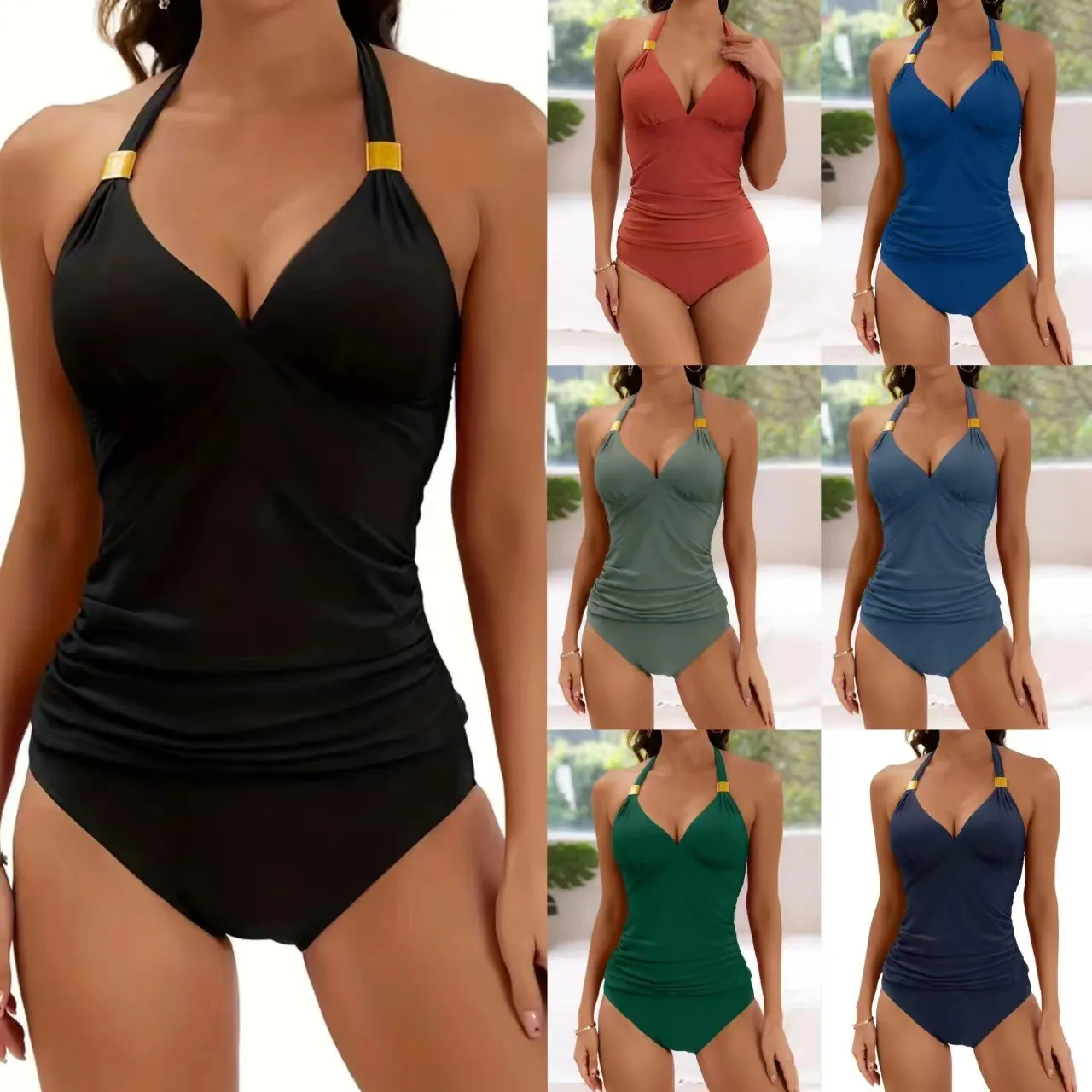 Strapless Bikini Two Conservative with Western Sexy Swimming Swimsuits Sleeveless Set Swimsuit Sets Women Bikini