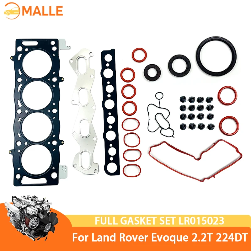

LR015023 Car Diesel Engine Full Overhaul Gasket Set For Land Rover FREELANDER RANGE ROVER EVOQUE 2.2T 224DT Auto Accessories Kit