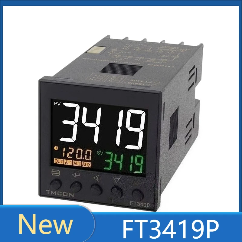 FT3419P LCD Time Programmable Temperature Controller Multi Group PID Curve Instrument RS485 FT3419-NRR1NS -199～3200℃
