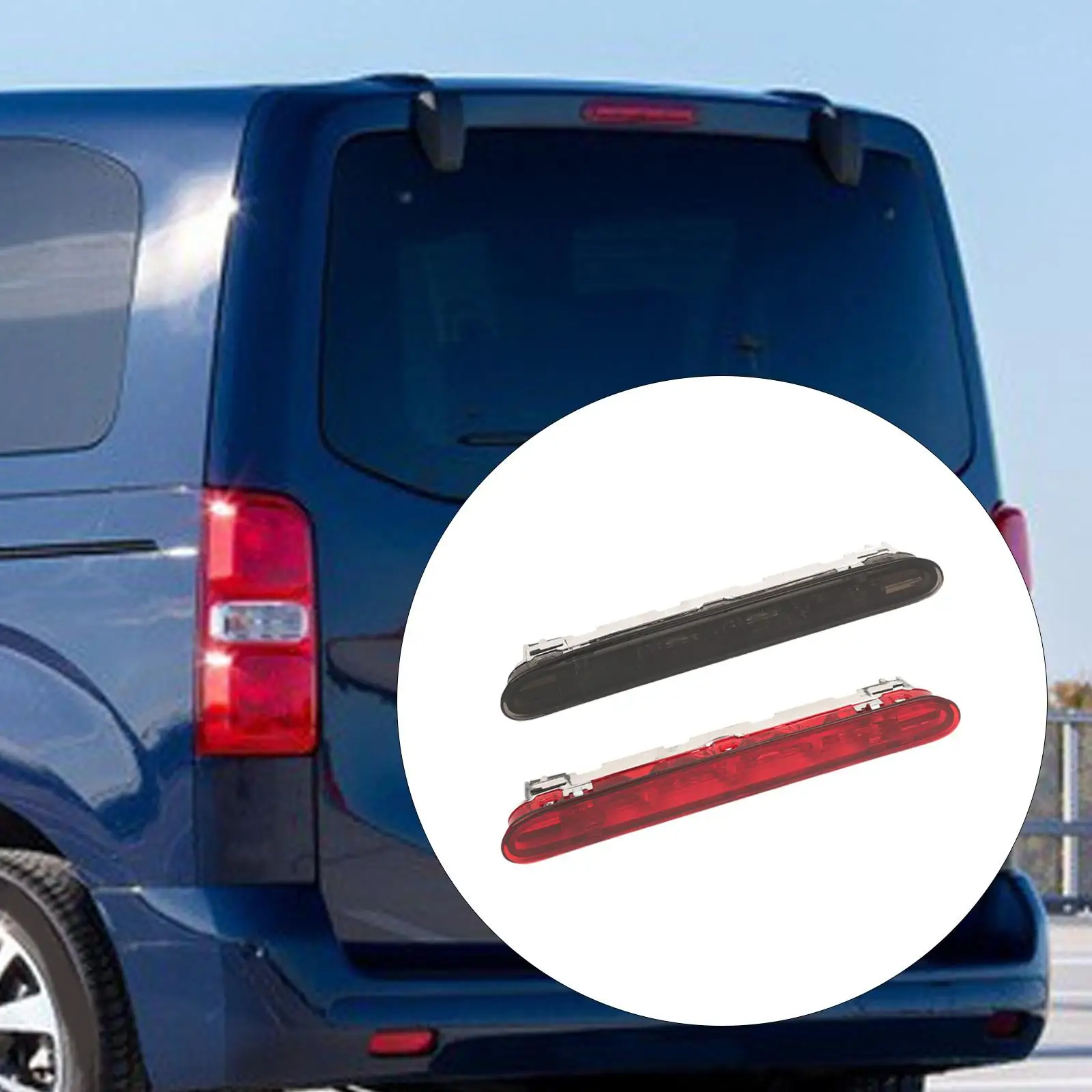 

Brake Light Pp Material High Mount Tail Lamp Automotive Accessory for Peugeot Traveller 2016-2024 Car Repair