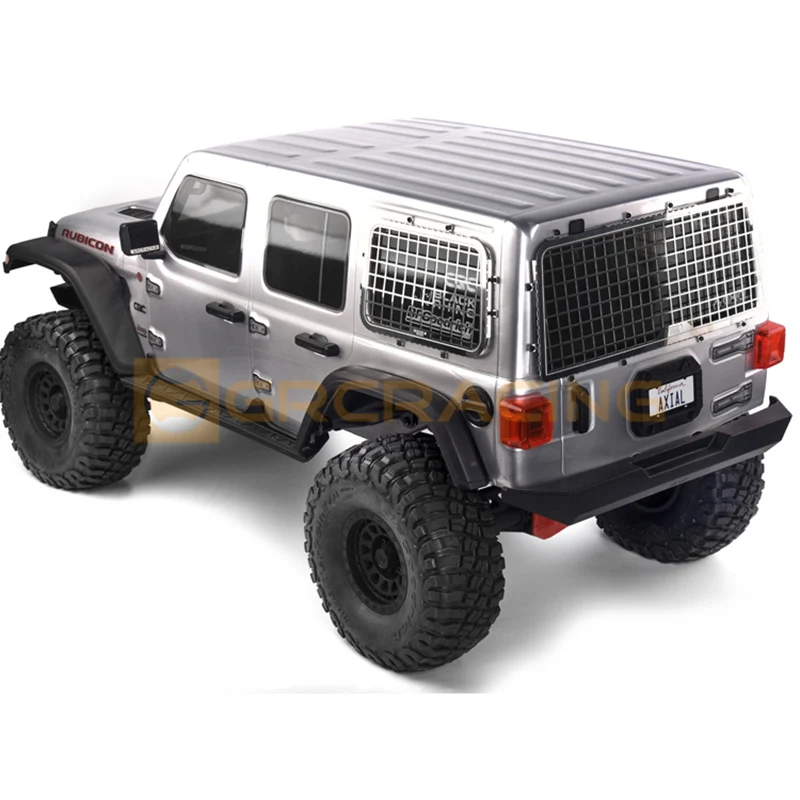 GRC Side/rear Window Protective Decorative Net Metal Mesh for 1/10 RC Crawler Car Traxxas AXIAL SCX6 Wrangler AXI05000 Parts