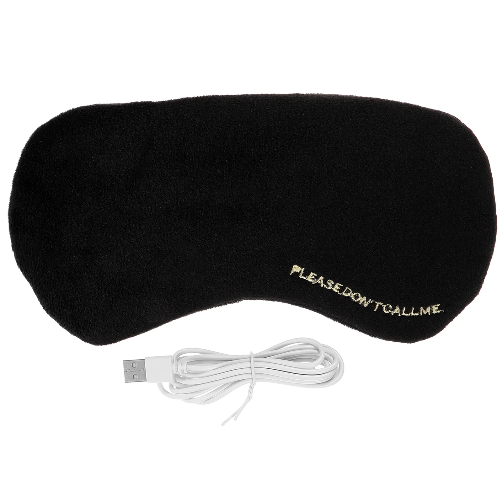 

1 Set Usb Powered Heating Eye Mask For Dry Eyes, Rechargeable Warm Compress Blindfold, Soft Lint Moist Heat Eye Compress For