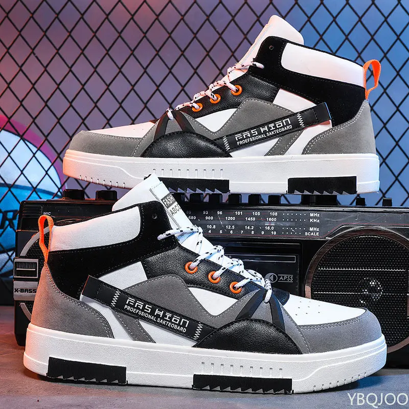 

Новая спортивная обувь на толстой подошве, дышащие мужские кроссовки, модная универсальная мужская обувь, повседневная удобная обувь с цветными блоками