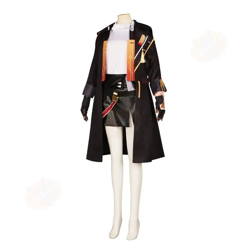 Honkai-traje  Anime  Star Rail Trailblazer para mujer, traje  fiesta  Halloween, peluca