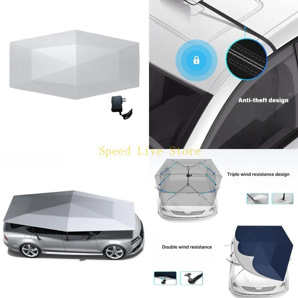 

547c Quick Truck Suv Sunshade Sunshade 480x230CM Теплоотражающий материал Дистанционное управление включено для движения