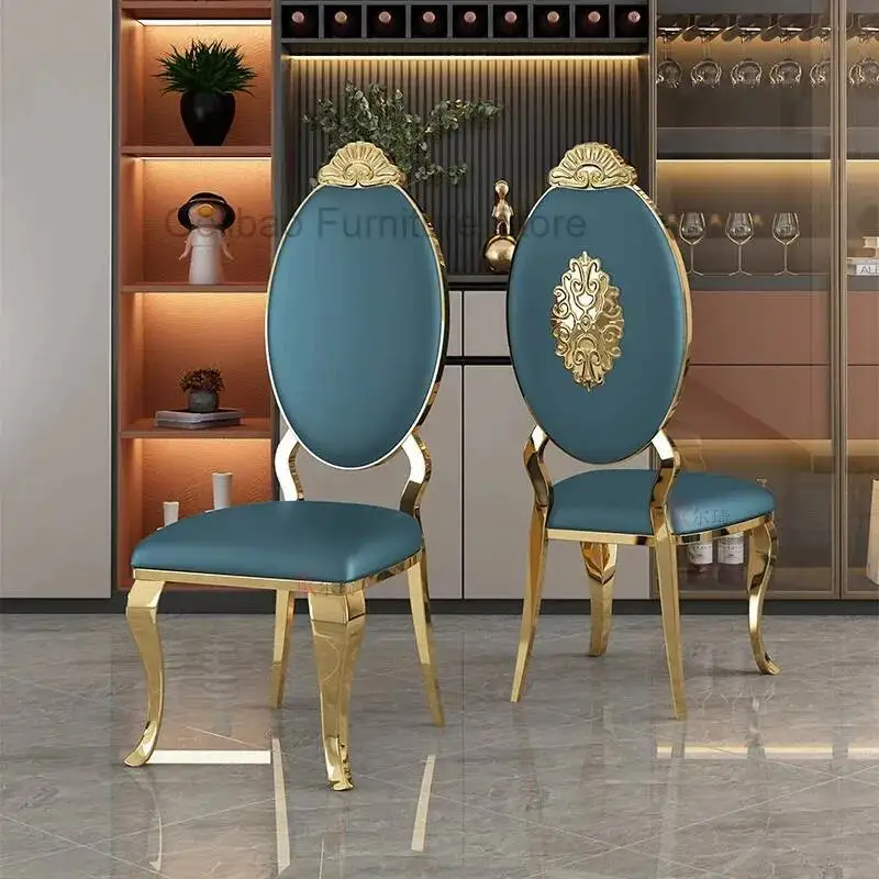 

Living Office Throne Room Dining Chairs Wedding Dining Chairs Hotel Lazy Designer Minimalist Makeup Sillas Kitchen Furniture