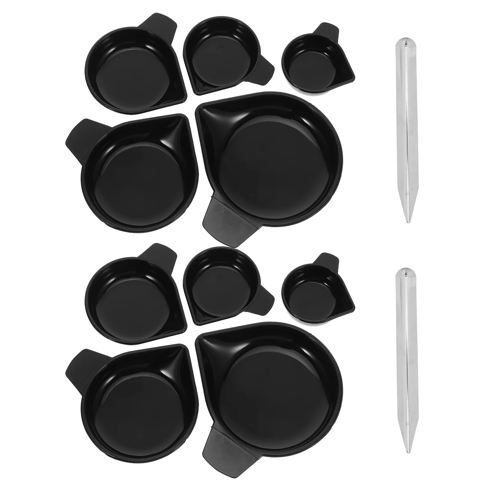 

1Set Plastic Stainless Steel Weighing Dish Precision Powder Pan Scale Tray for Jewelry Gems Laboratory Measuring