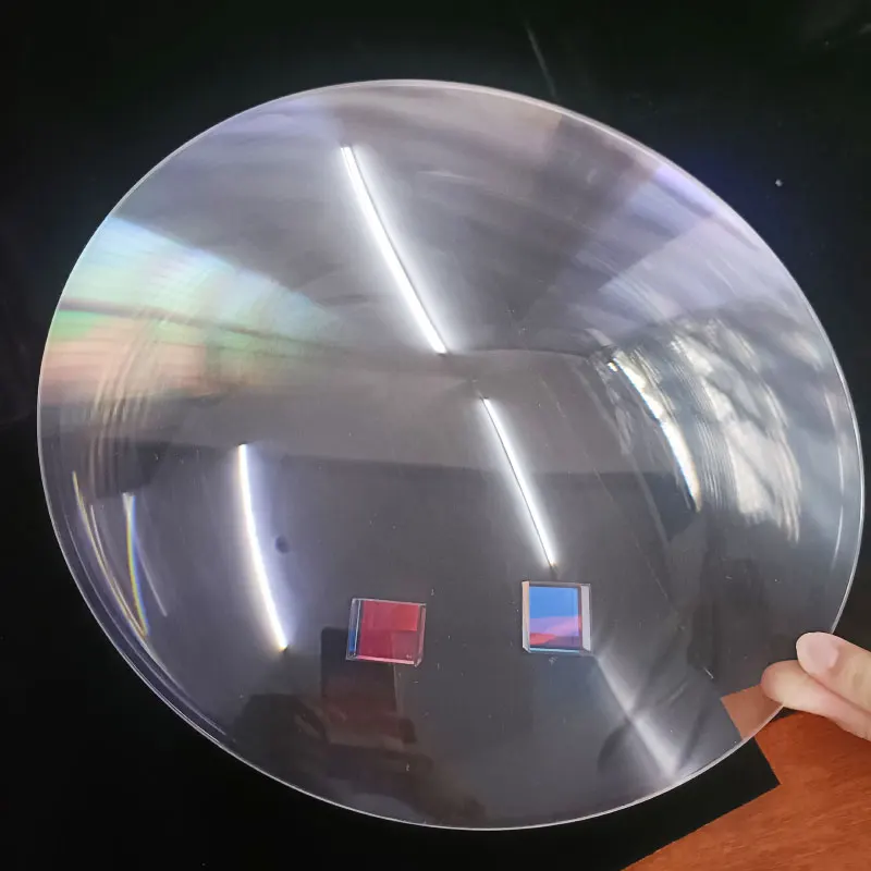 100mm 110mm 150mm Optical Fresnel Lens for Wedding Decoration Exhibition Hall Window Stage Display PMMA Plastic Lens with hole
