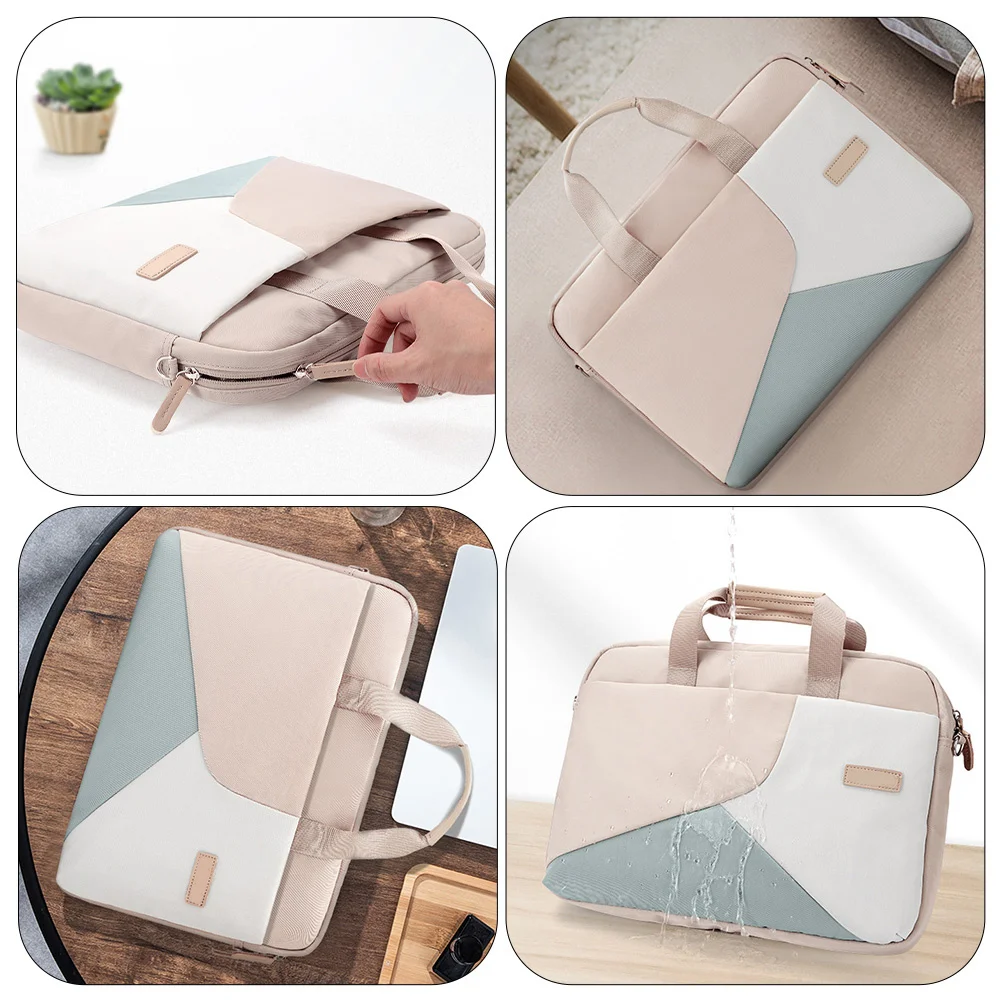 

Portable Laptop Bag Business Briefcase Lightweight Laptop Storage Bag Computer Handbag Travel Tote Computer Handbag