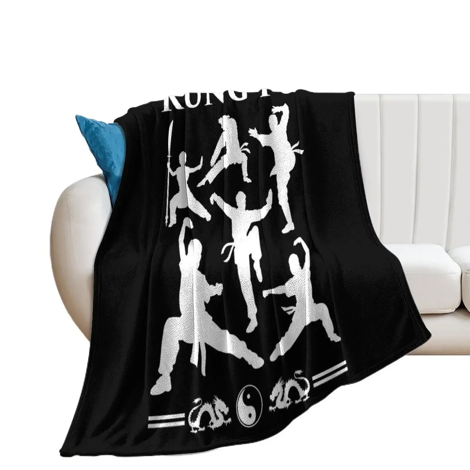 

Kung Fu Throw Blanket Polar Summer Beddings Flannels Blankets