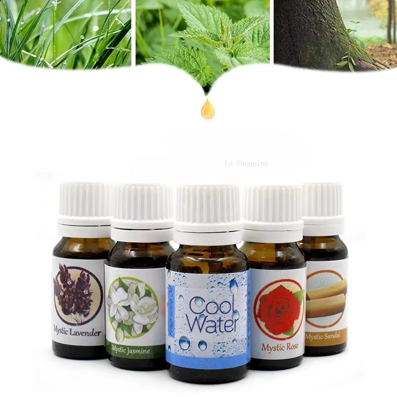 10ml Natural Plant Essential Oil/sandalwood Sage Rose Jasmine Indoor Purification of Air Remove Odor Calm The Mind Help Sleep
