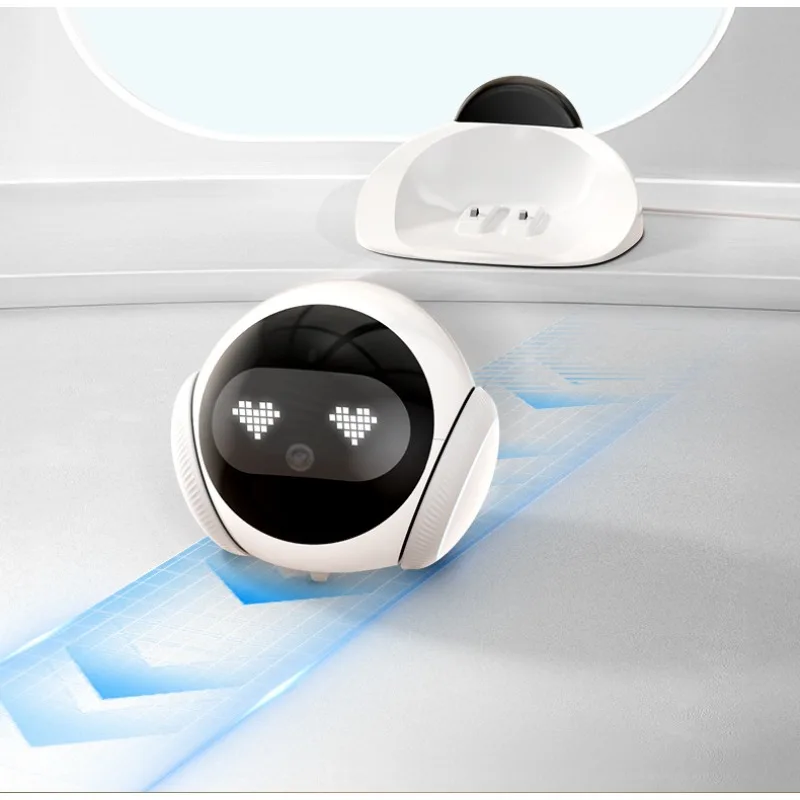 Smart Home Moving Pet Camera Robot 2600mAh Auto-Charging 2-Way Audio APP Remote Control