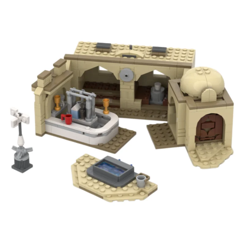 

MOC Space Warfare Series Model - Small Particle Building Blocks Toy Set with 433 Pieces. Suitable for all enthusiasts to assembl