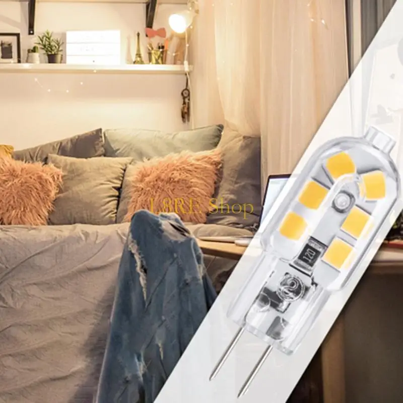 L8RE耐久性ハロゲン電球交換低エネルギー消費高光効率G4 LED電球BI-PIN 2W 3000K DC12V