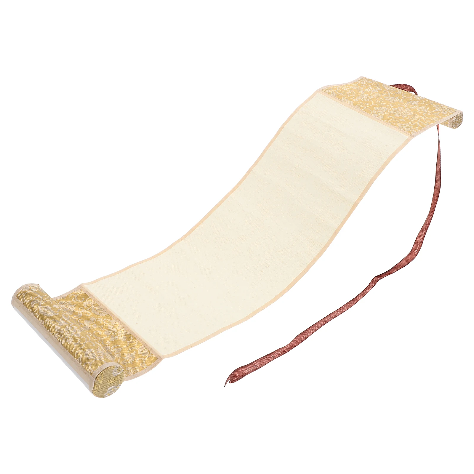 Retro-Wandrolle zum Aufhängen, Vintage-Dekor, Mini-Blattgold, vertikale leere Zeichenrolle für künstlerischen Ausdruck