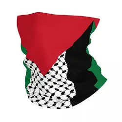 Palestine Flag Bandana Neck Gaiter Palestinian Hatta Kufiya Keffiyeh Pattern Magic Scarf Headband Riding Unisex Adult Windproof