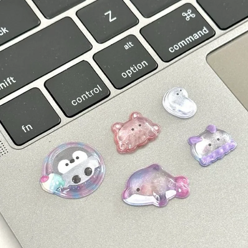 Adesivo animale 3D in stile coreano Diario Computer Telefono Versatile Divertimento Fai da te Sticke Cute Boys Girls Multi Scenario Colla gelatinosa cava