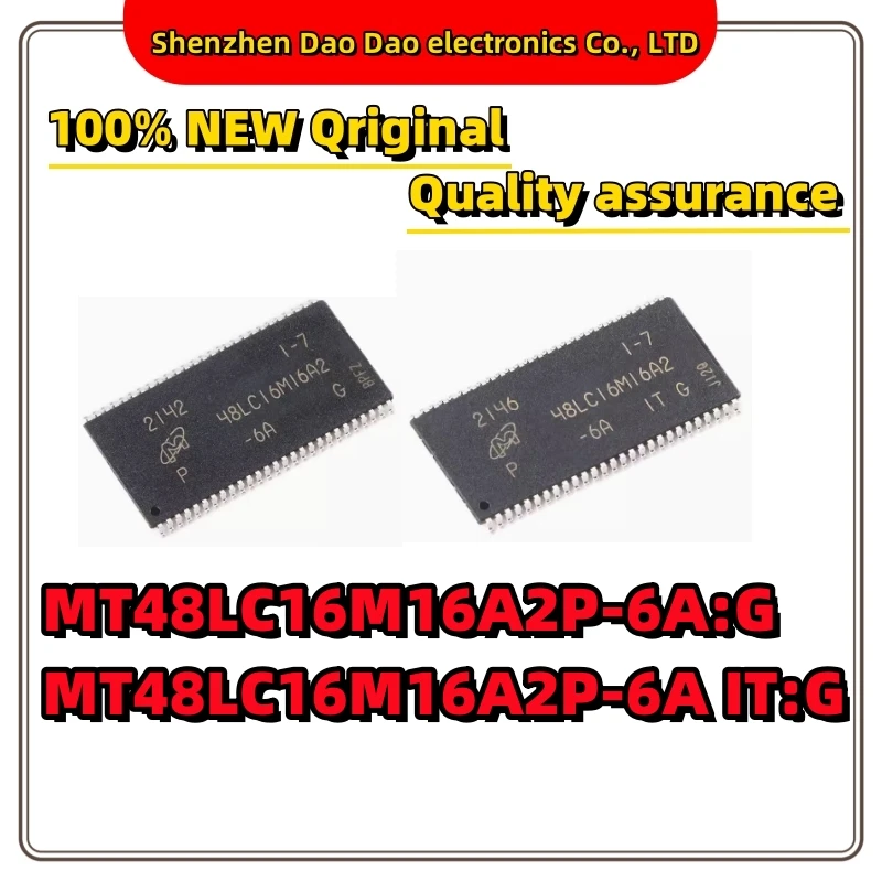 MT48LC16M16A2P-6A: G MT48LC16M16A2P-6A IT: G SOP-54 SDRAM memory chip