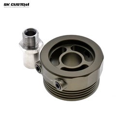Adaptador de medidor de temperatura de aceite para Subaru, conector de Sensor de manómetro de presión de aceite de asiento para Honda Civic, instrumento modificado BRZ GT86