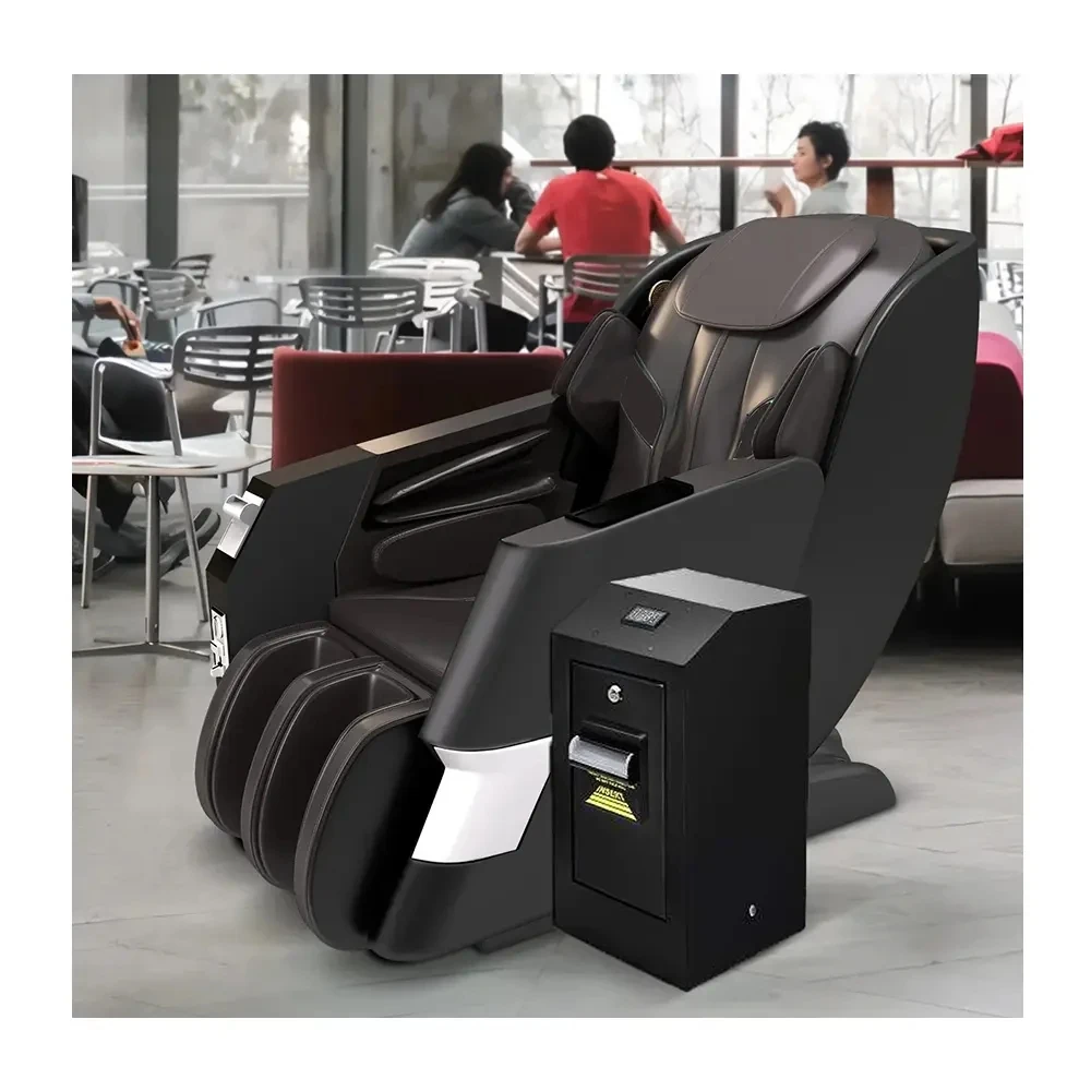 

Массажное кресло GUOHENG со слотом для монет на долларах, 2024, кредитная карта 4d Sl, массажное кресло всего тела с коробкой для денег, торговое массажное кресло.