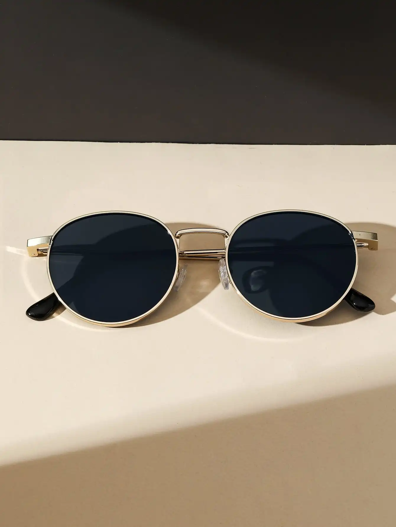 1/2PCS Unisex Metal Round Frame Vintage Y2K Casual Sunglasses For Outdoor Daily Vacation Driving Clothing Accessories image 2