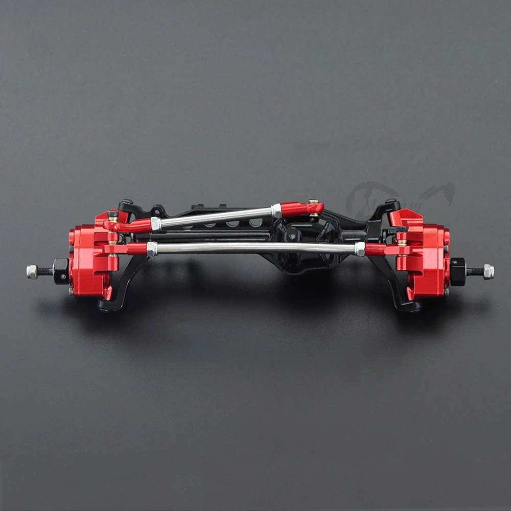 Heavy Duty Metal Front and Rear Portal Axles for 1/10 RC Crawler Car Axial SCX10 III AXI03007 Wrangler JL AR45 Axle Upgrade Part