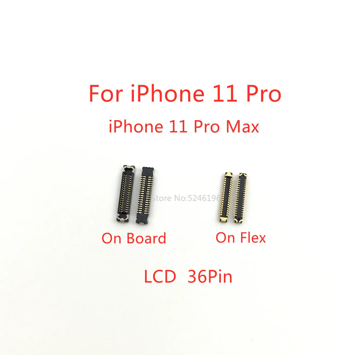 5pcs-10Pcs LCD Display Screen FPC Connector 36Pin For iPhone 11Pro 11 Pro iPhone 11 Pro Max 11Pro Max Plug On Board