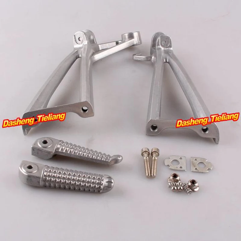 

Aluminum Alloy Passenger Rear Foot Pegs Footrest Brackets for Yamaha 2003-2005 R6 2003-08 R6S, Motorcycle Spare Parts Accessory