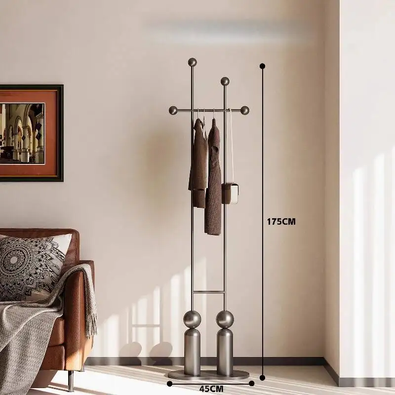 Modern Cream Coat Rack Living Room Simple Open Bedroom Clothes Display Coat Racks Indoor Hall Tree Porte Manteau Furniture