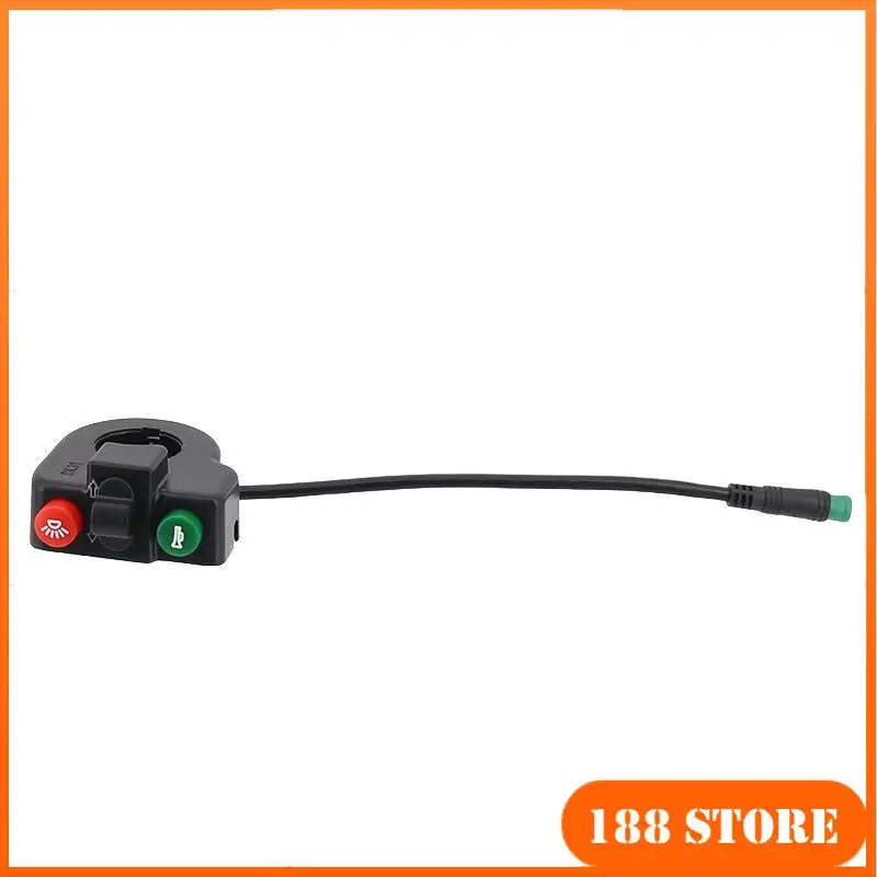 Electric Scooter Waterproof Handlebar Headlight Horn Turn Signal Switch for KUGOO M4/PRO Electric Scooter Accessories