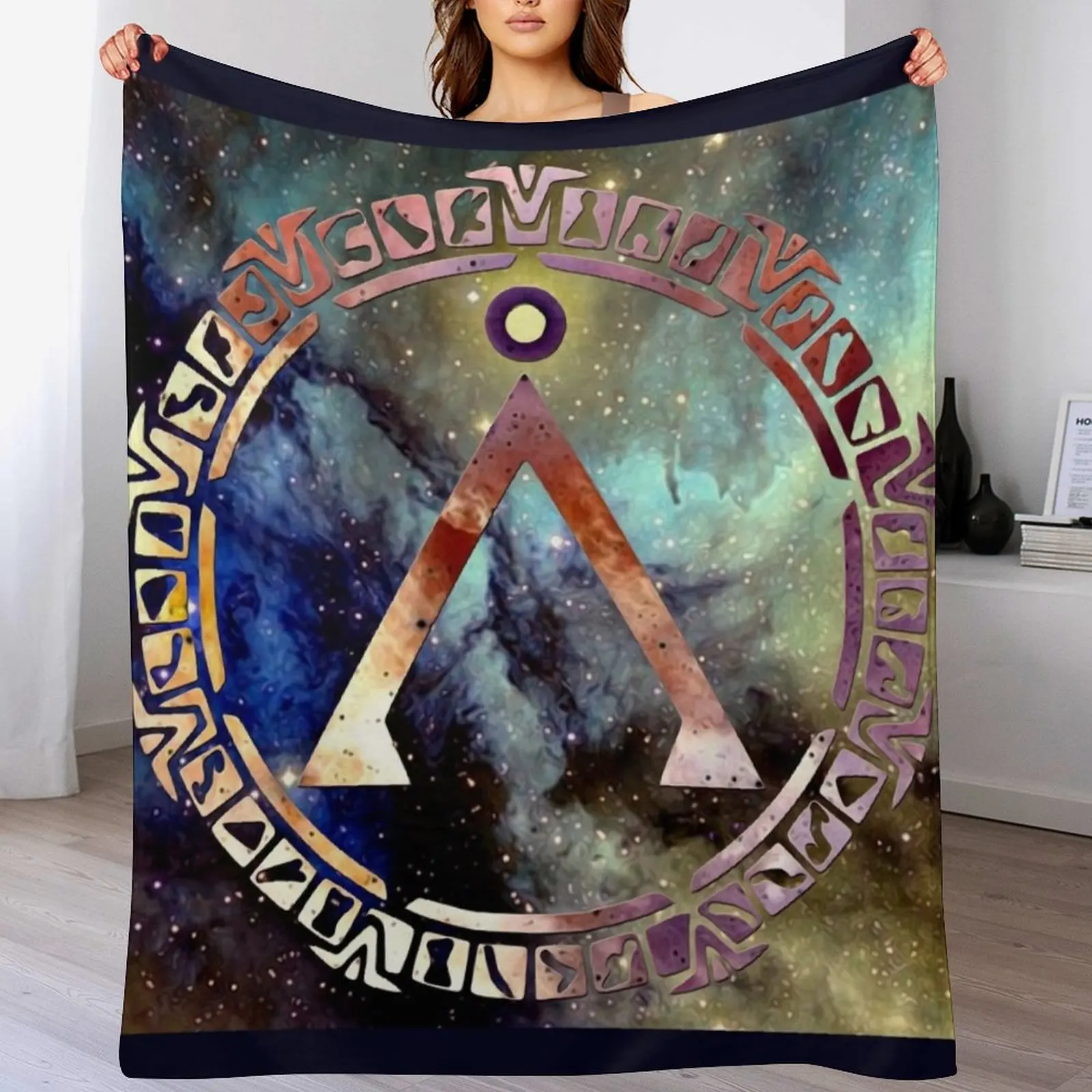 

Stargate 2-A Throw Blanket For Sofa Thin Single Flannels Thermal Blankets