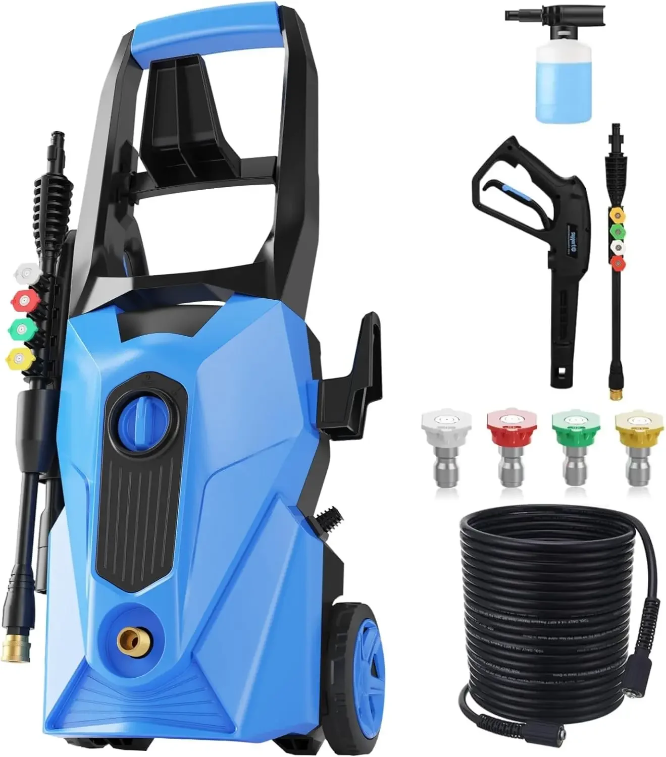 

4200PSI Pressure Washer 4.0GPM High Power Washer Professional Electric Pressure Power Washer with 33ft Pressure Hose(Blue)