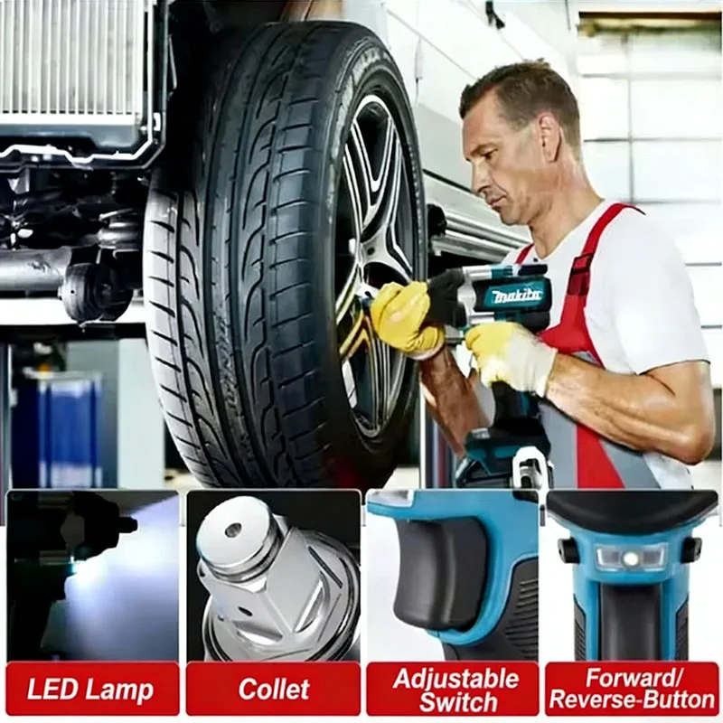 

Makita DTW700 18V Brushless Cordless Electric Wrench Screwdriver - Large Torque Power Tools with Free Delivery